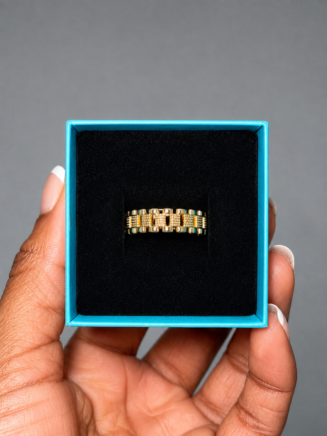 Rolex rubber band ring
