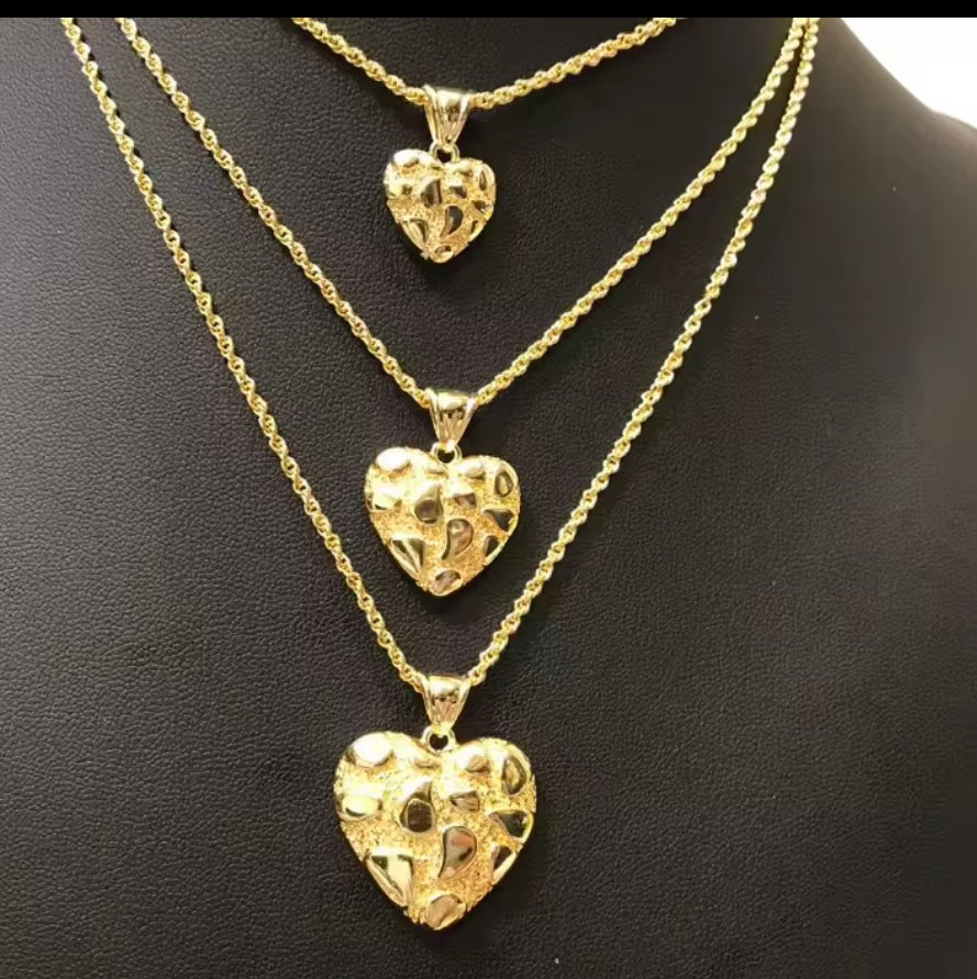 Gold nugget heartz