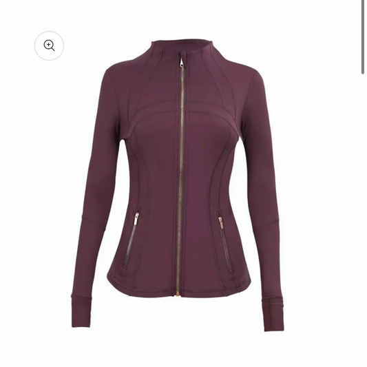 Dark Purple 
Sculpt Zip Jacket