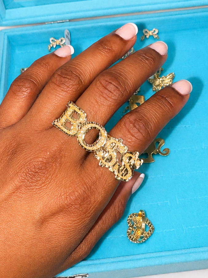 Boss double finger ring