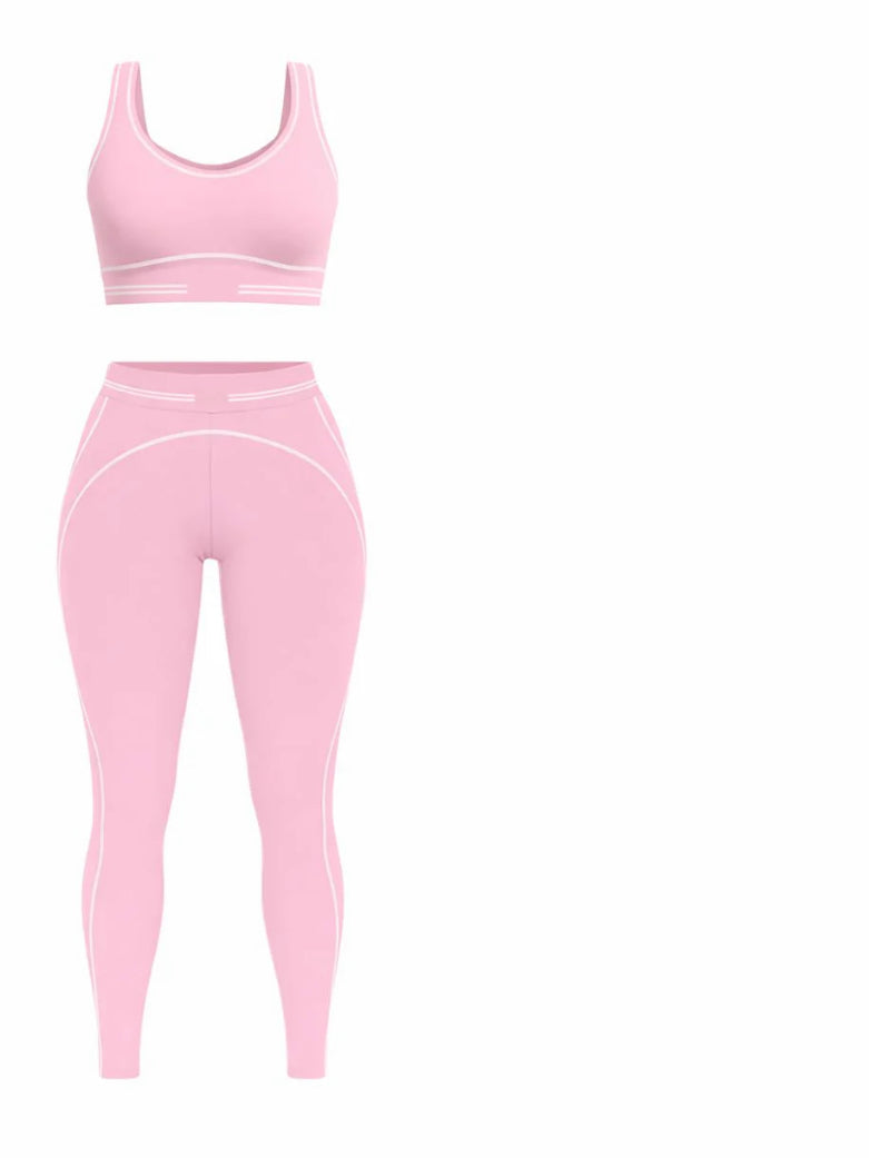 Bubble gum pink track set