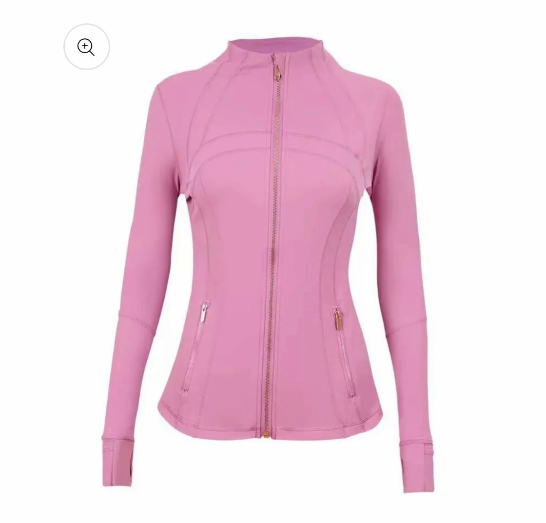 Lavender pink 
Sculpt Zip Jacket