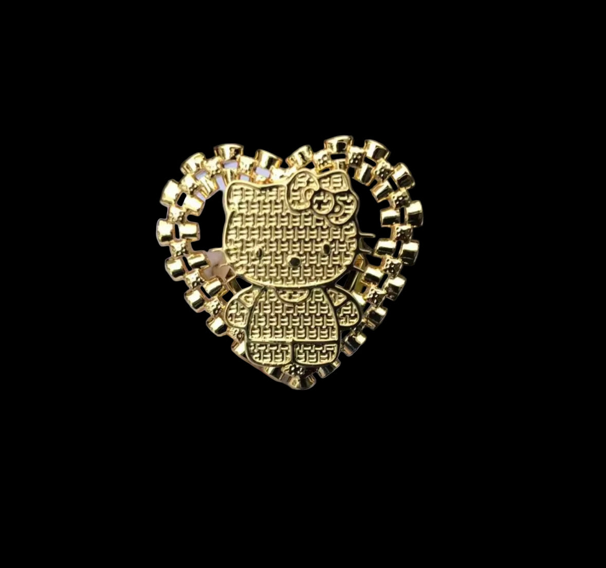 Hello kitty nugget ring
