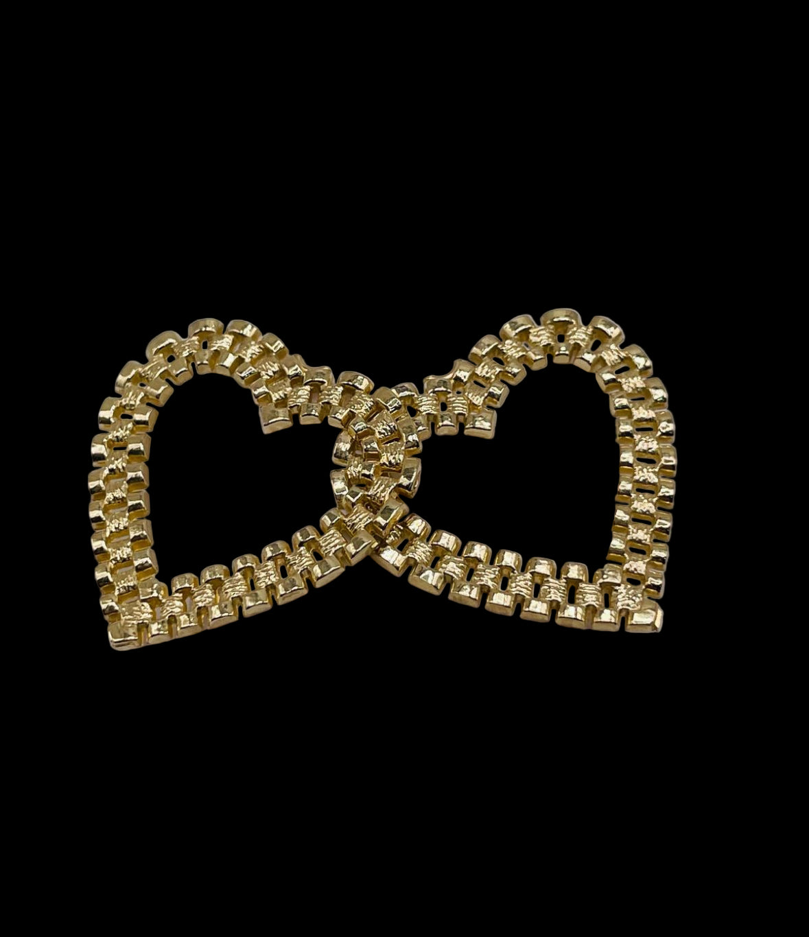 nugget heart earring