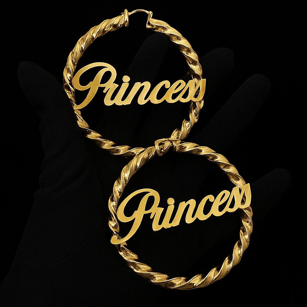 Custom name hoops (PRE ORDER)
