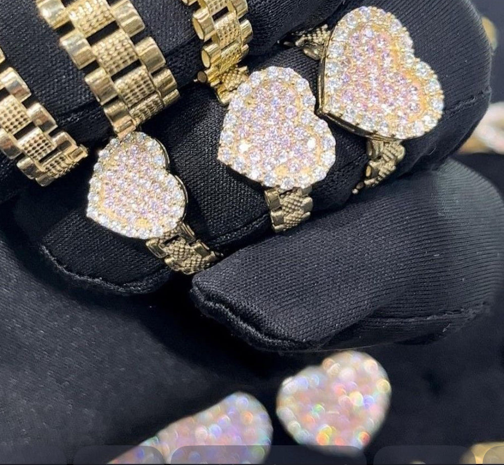 diamond heart ring
