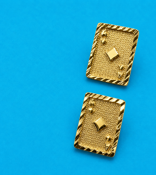 ace of spades earrings