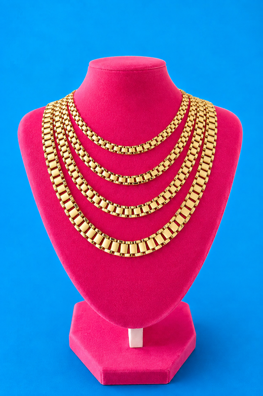 18k rolex chain chocker