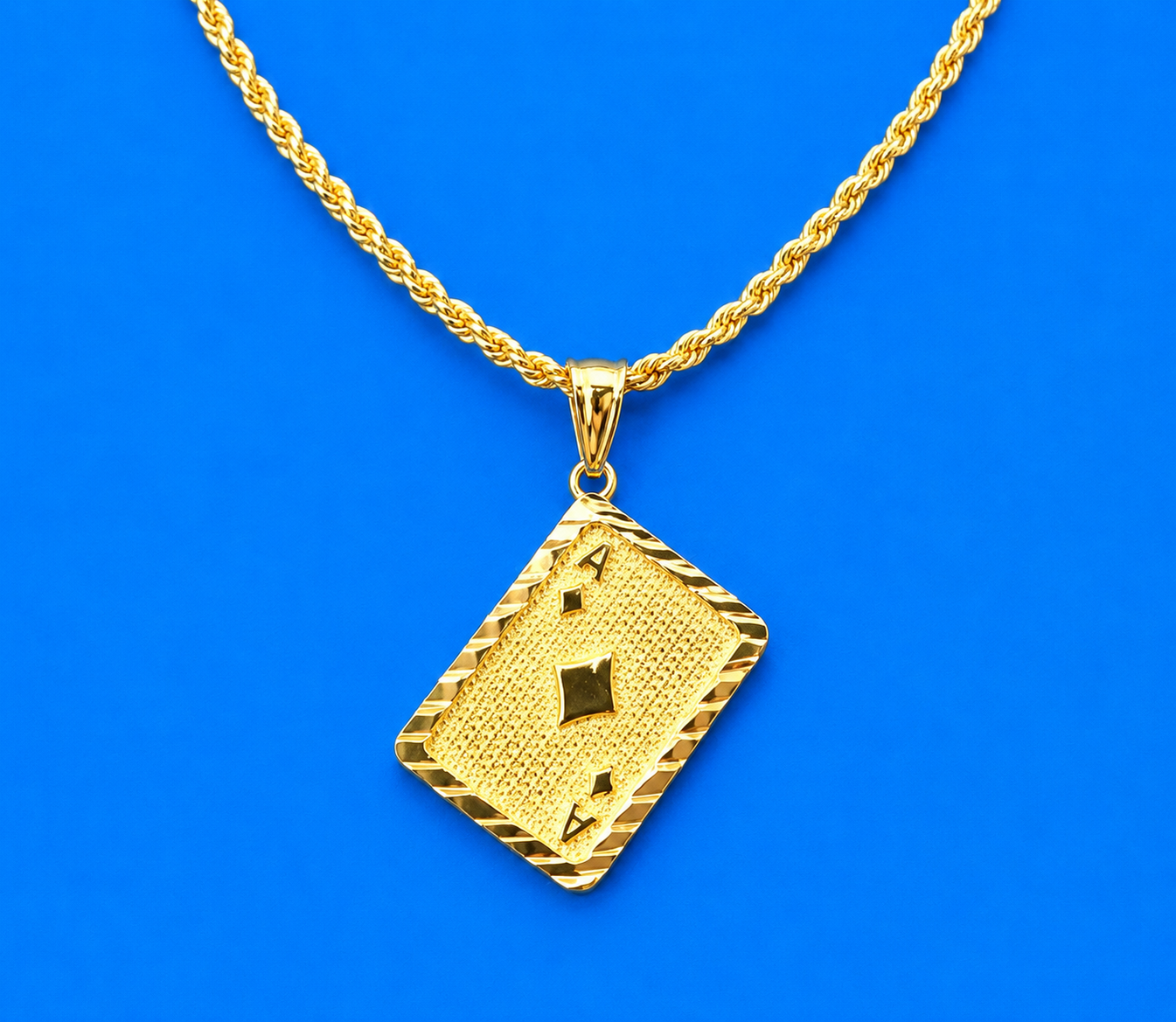 Ace of spades necklace