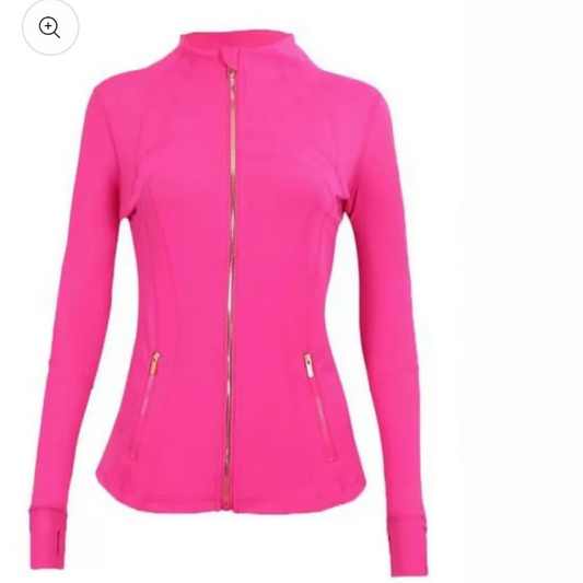 Hot Pink Sculpt
Zip Jacket( pre order )